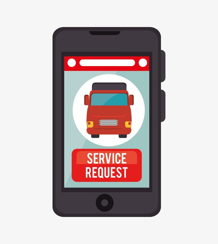 Service Request on a cell phone