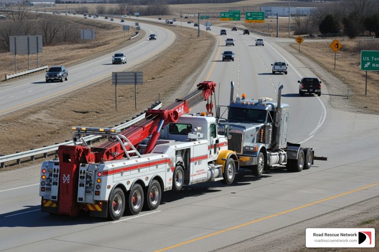 tractor trailer towing